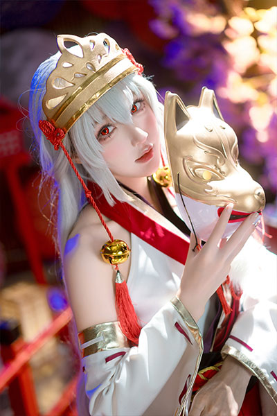游戏角色还原艺术:阿包也是兔娘的原神甘雨Cosplay赏析